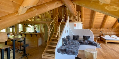 Luxuriöse Lodge mit Privat Spa
